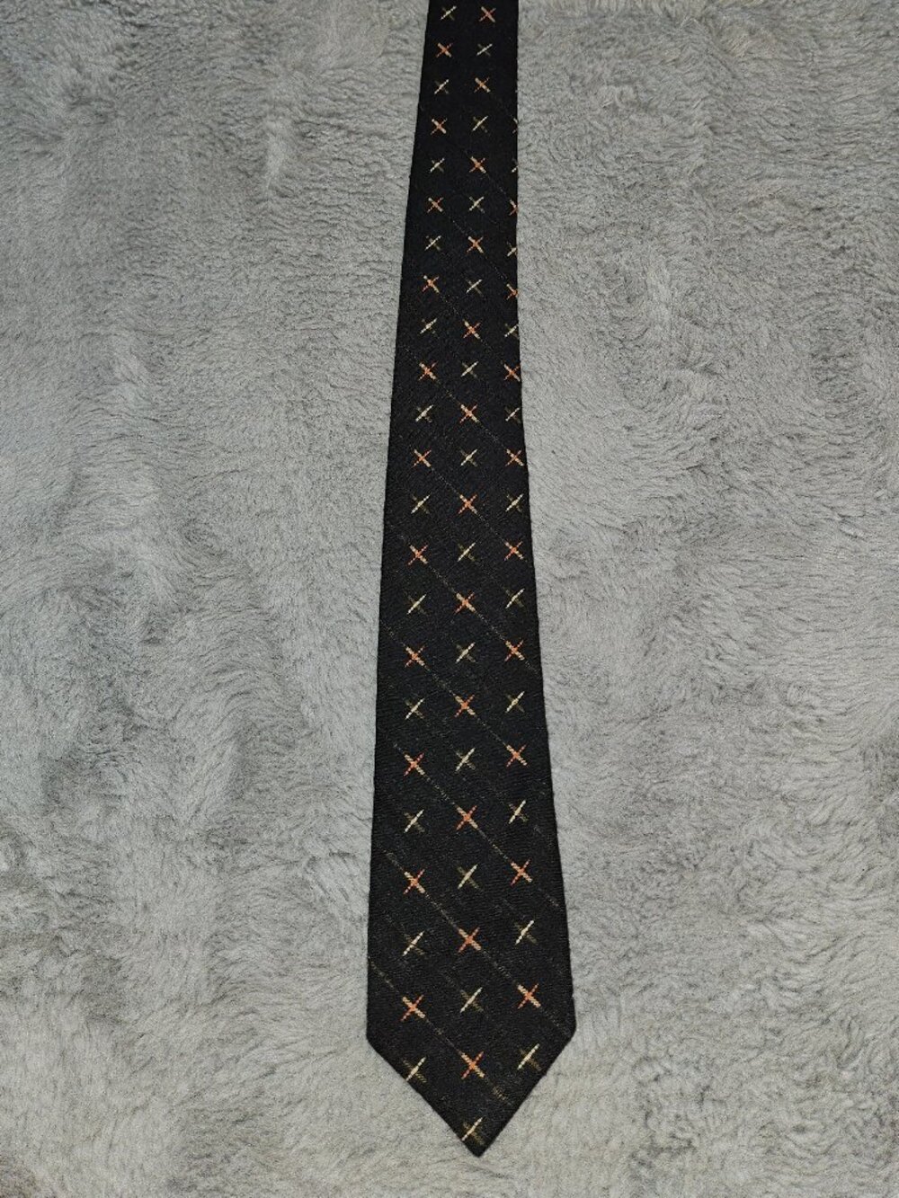 Midnight blue vintage inspired tie